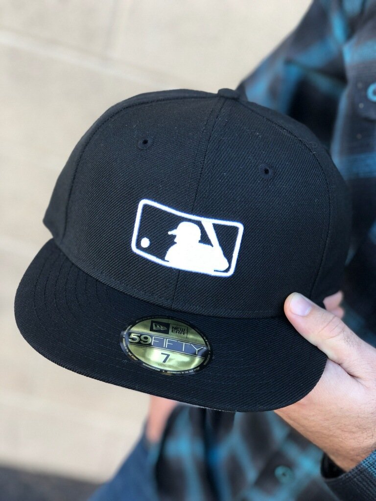 Vintage 90s New Era MLB Logo Umpire Hat Fitted Size 7 14 USA Made  eBay