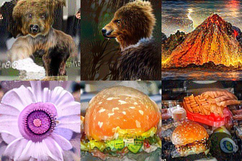 arunmallya's tweet photo. Based on @zzznah’s #DeepDream, our method performs intermediate feature regularization using stored batchnorm statistics.We are able to generate all previously seen training classes with unmatched realism and fidelity. https://t.co/sbz8IsBqjI