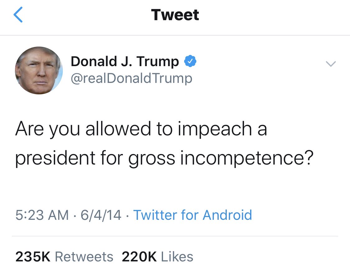 this tweet aged like fine wine #Impeached 🍑🍑🍑