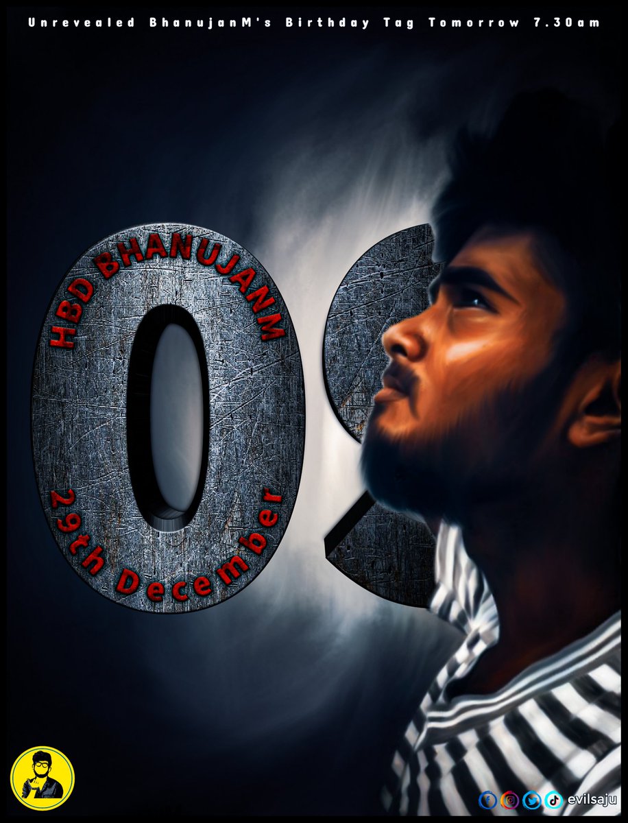 evilsaju's tweet photo. 09 Days To Bhanu 's Birthday Celebration

Unrevealed BhanujanM's Birthday Tag Tomorrow 07.30am

#HBDBhanujanM 
#SAJUsBhanu

#SAJUdiary | #SAJUedits https://t.co/ANDx4Vm5y5