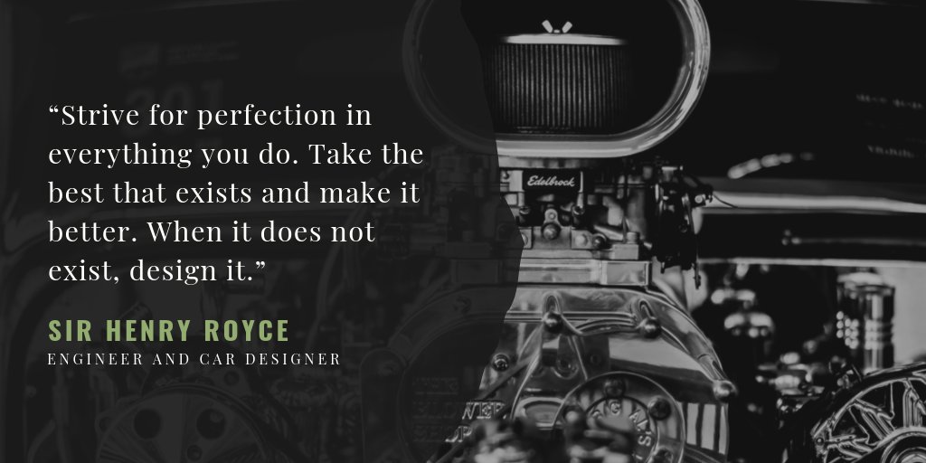 Here's a little extra motivation to get you through the last few days before the Christmas break...What are you perfecting today?

#Engineering #Motivation