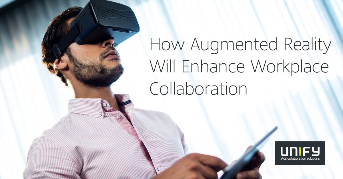 UnifyMitel's tweet photo. The leaps forward in modern #mobility and #collaboration technologies have paved the way for another turning point in how employees work and collaborate: #augmented and #VirtualReality.  Read more: https://t.co/8D1Mypuu82 https://t.co/cMWelvQrgw