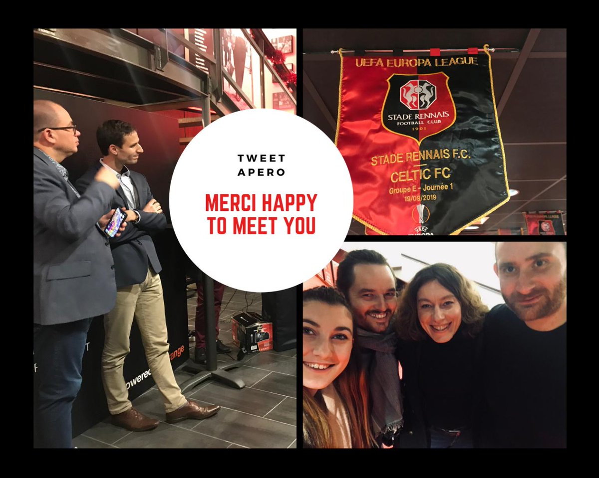 Retour sur une belle soirée entreprise au <a href="/staderennais/">Stade Rennais F.C.</a> 

Merci beaucoup à @FlorentHTMY pour cette invitative et l'organisation de ce tweet apéro #twapero 👍👍👍

#rennes #twapero #SRFC #entreprise