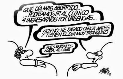 mlalanda's tweet photo. El grandísimo @forges siempre entendió a la perfección el sistema sanitario...y tambien su mal uso.
Sobre las Urgencias, tiene esta mítica viñeta
(Hilito) https://t.co/Uf9rkB175C