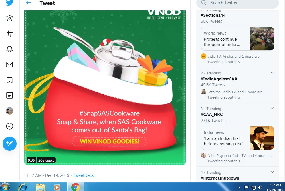 toposant55's tweet photo. @Vinod_Cookware Spotted SAS Cookware Coming Out Of Santa's Bag
#ContestAlert #SnapSASCookware #Contest #VinodGoodies
#ChristmasContest #XmasContest #Giveaways #goodies #VinodProducts #SASmetal #VinodCookware

Join @Sagar14Naik @godsowntalk @varun4yaars @fashionistaTS @Celina_Tweets @freeky9219 https://t.co/QzfIV61D68