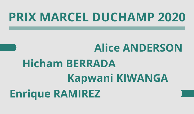 PresseKraemer's tweet photo. artistes nommés pour Prix #MarcelDuchamp 2020 sont #AliceAnderson #HichamBerrada #KapwaniKiwanga https://t.co/KxUC74qc2v @ADIAF_O  @Artcurial @CentrePompidou https://t.co/VxiGpL1Cd7