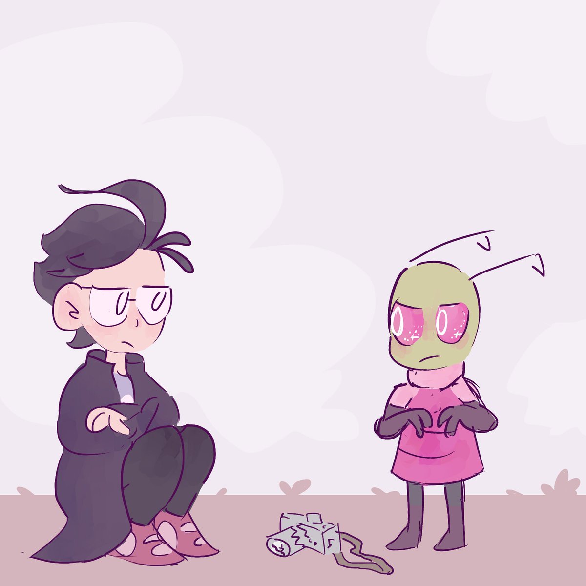 DansUwUr's tweet photo. Different points of view #invaderzim #zadr https://t.co/ZJrRCswXd7