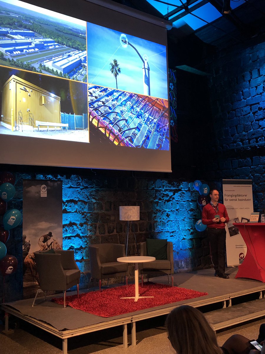 At #avestasamtalen to discuss why the datacenter industry is Sweden’s new base industry