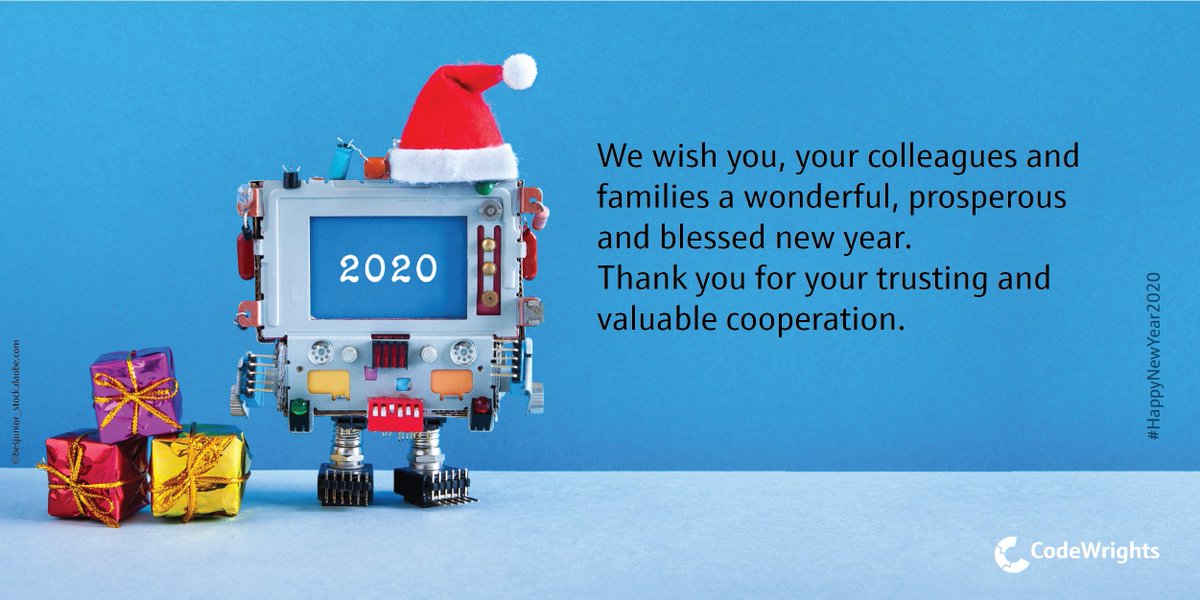 WrightsCode's tweet photo. Happy holiday season - on Monday we start our Christmas Holidays. We will be back for you in January 2020. We wish you all a peaceful and relaxing holiday season.
#christmas #holidayseason #newyear #seeyounextyear https://t.co/3t246KH1Sp