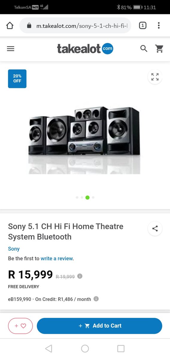takealot sound system