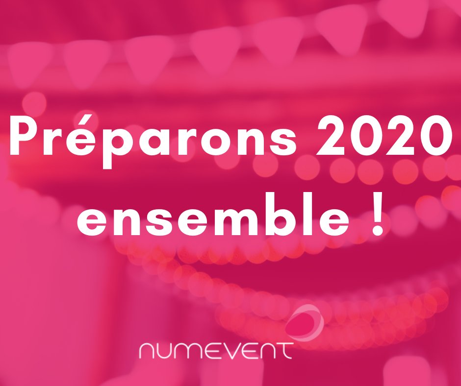 Envisagez votre année 2020 sereinement grâce à numevent !

Contactez-nous pour la digitalisation de vos évènements ✨

bit.ly/contact-numeve…  #Evenement #Evenementiel #Digital #EventApp