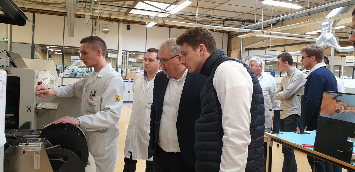 HavrBrightLock's tweet photo. We inaugurated our #BrightLock production line. We came back with this golden sample, as it is a tradition at #Alliansys factory when first products come out. For 2 years now we have worked hard on what is meant to revolutionize smart access management https://t.co/NodTQrWw8u https://t.co/ccaL6OUqfr