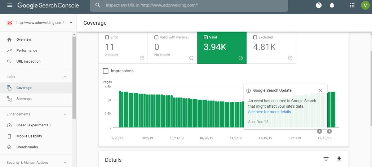 Nucleosystech's tweet image. Google Search Console Can More Accurately Report on Indexed Pages.
Google Search Console has been updated with the ability to report more accurately on indexed pages in the Index Coverage report.
#googlesearchconsole #webmastertool #indexreport #update #google #tools #seo