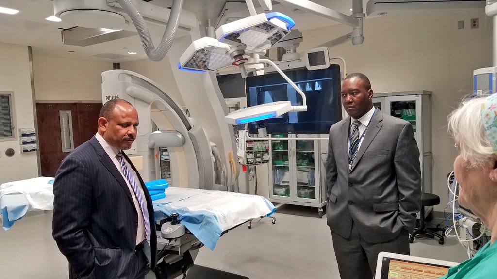 SMJohnsonMD's tweet photo. Great visit to MSM Department of Surgery and @GradyHealth with @MOHBahamas Minister of Health Dr. Duane Sands. #collaboration #bahamasstrong #surgicaleadership #residencytraining #globalvillage https://t.co/lanUR9Rdm4