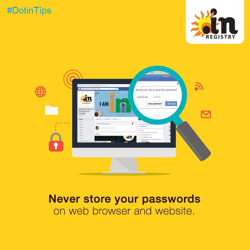 inregistry's tweet photo. Create a strong password that you can remember for a long period of time. Like, retweet and tag your friends to spread awareness. #DotinTips #IamIN #ThursdayThoughts #DotIN #onlinebusiness #ThursdayMotivation #SafeInternetPractices https://t.co/SFhmJIBLTj