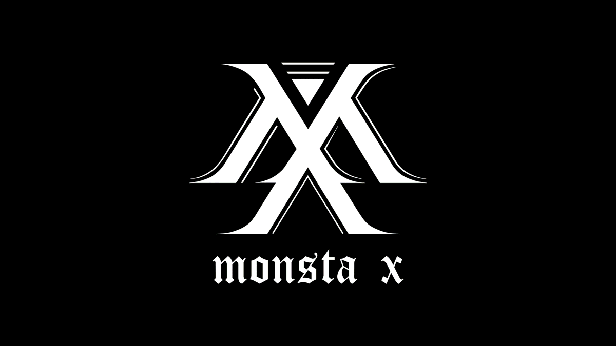 𝐂𝐥𝐚𝐬𝐬𝐢𝐜 𝐋𝐨𝐠𝐨          𝐈𝐧𝐭𝐫𝐨𝐝𝐮𝐜𝐞𝐝: April 30th, 2015          𝐓𝐲𝐩𝐞: Monsta X only          𝐕𝐞𝐫𝐬𝐢𝐨𝐧: 1.0Monsta X's first logo is an overlaid M and X, the design is based on the blackletter font style.