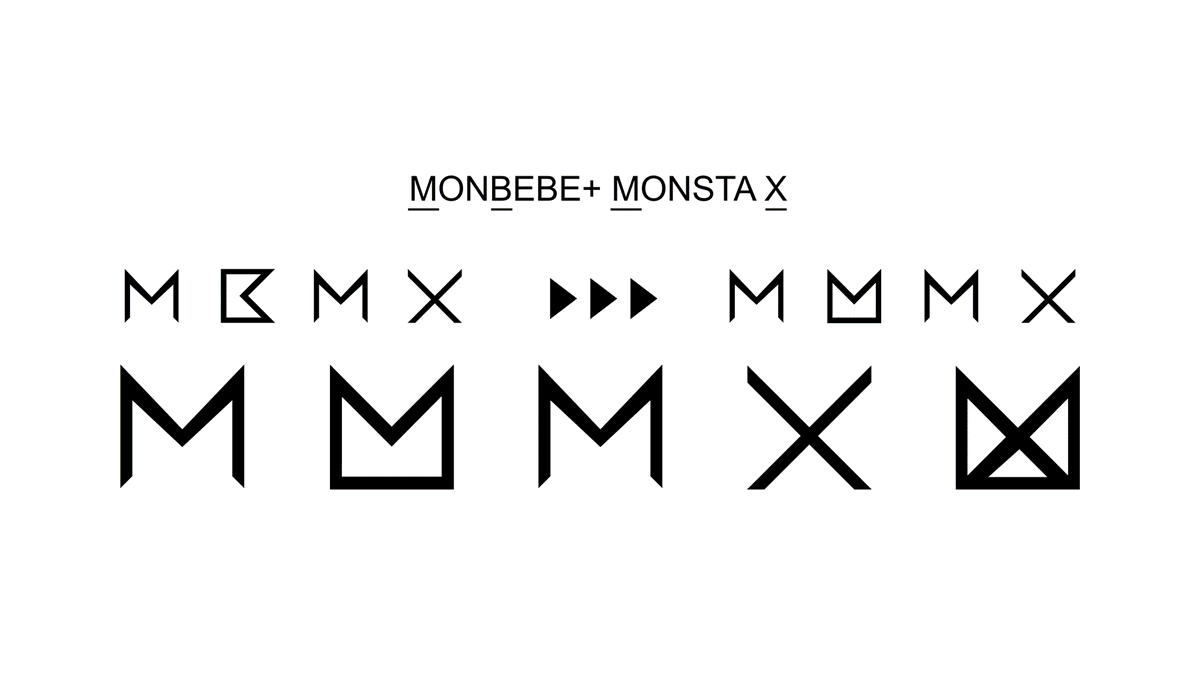 𝐌𝐗𝐌𝐁 𝐋𝐨𝐠𝐨          𝐈𝐧𝐭𝐫𝐨𝐝𝐮𝐜𝐞𝐝: April 18th, 2016          𝐓𝐲𝐩𝐞: Monbebe only          𝐕𝐞𝐫𝐬𝐢𝐨𝐧: 1.1The official Monbebe logo was designed by the members themselves.