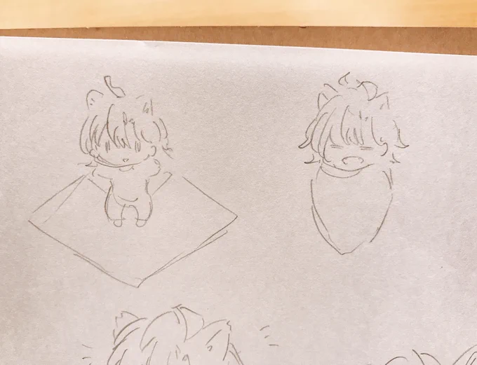 描いた覚えがないおくるみのひふみ(くるみ方…?) 