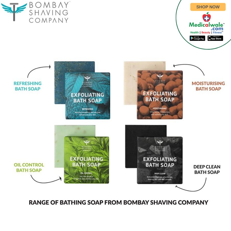 Medicalwalecom's tweet image. A set of four exfoliating bath soaps, expertly crafted by hand with active ingredients that are 100% natural.
@BombayShavingCo

Shop Now- #Healthmall - bit.ly/2XcUUni
Download App - land.ly/medicalwale

#Medicalwale #BombayShaving #PersonalCare #BathSoap #Groom #Soap