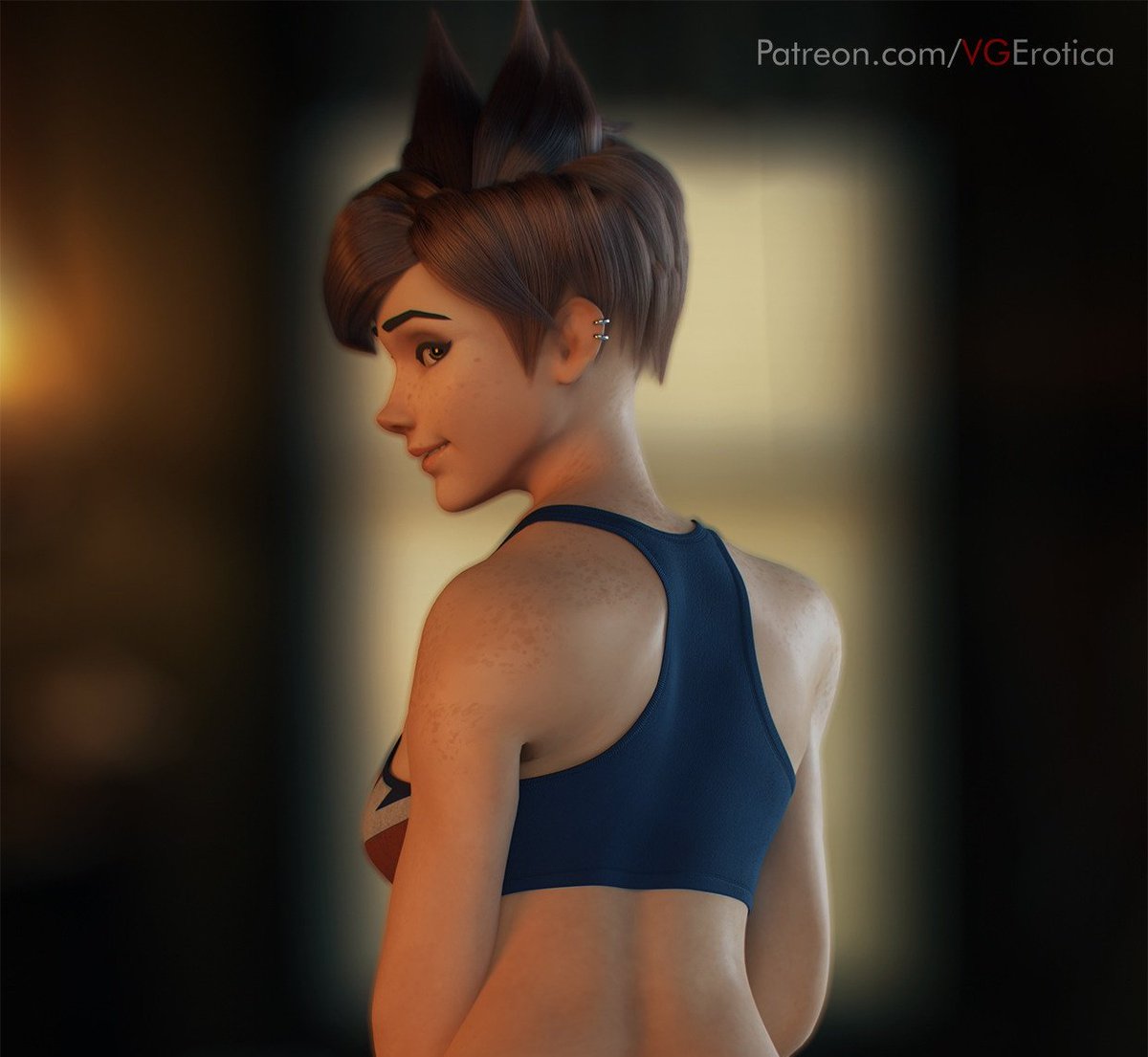 TracerBrit's tweet photo. Dating app profile.

Lena Oxton
 26
Hiya! Cavalry is here! 
I really like running,  knitting, and my girlfriend! But don't tell her I'm here! https://t.co/8Ko9vjsTjo