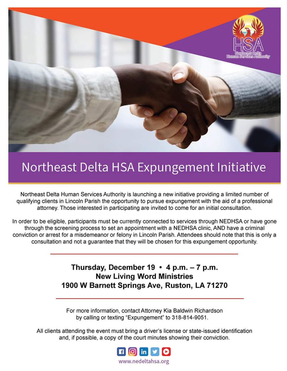 'We must continue to innovate and remove obstacles from those who are committed to self-sufficiency and pursuing the American Dream.' ~Dr. Monteic A. Sizer

#NEDHSA #FaithPartnershipInitiative #MentalHealth #Addiction #PrisonReentry #CriminalJusticeReform