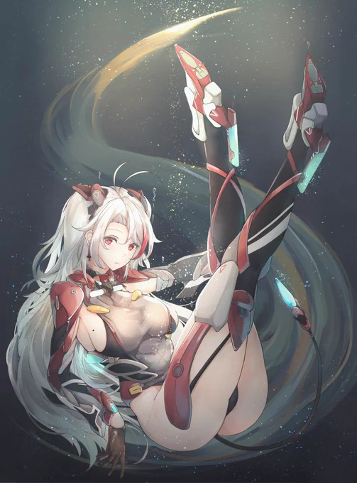 #アズールレーン
#AzurLane 
#碧蓝航线

Prinz Eugen is finally  finished!

Thanks you for 4000 followers on twitter! ??? 