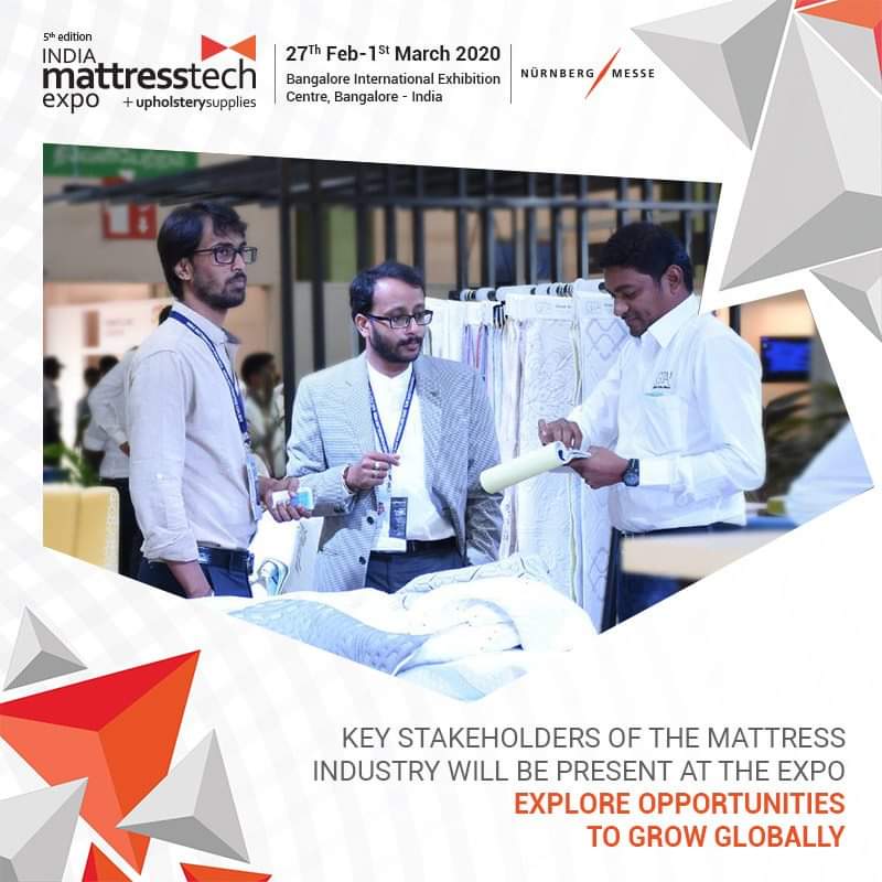 indmattresstech's tweet photo. The India Mattresstech + Upholstery Supplies Expo is going to take place at Bengaluru, which is a hub for key brands in the mattress industry for both online &amp; offline buyers. 
#MattressTech #Bangalore #Conferences #Expo #mattressfactory #mattressmachine #indiamattresstechexpo https://t.co/95108nJa9m