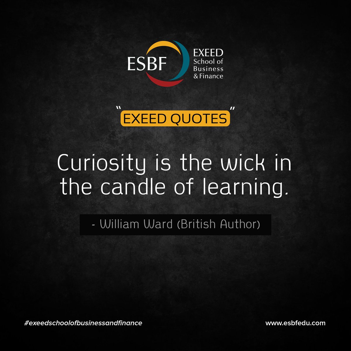 Exeedcollege's tweet photo. Keep the fire of desire to know burning

#ExeedQuotes #Business #Quotes #Curiosity https://t.co/LnGhRMi8uq