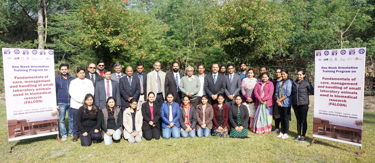 CSIR_IITR's tweet photo. A week-long #orientation #training program on #Fundamentals of care, #management &amp; handling of small #laboratory animals used in #biomedical #research is being conducted at @CSIR_IITR for research scholars &amp; newly appointed scientists
@CSIR_IND @dgcsirIndia @shekhar_mande #CPCSEA https://t.co/3G22usfgoX