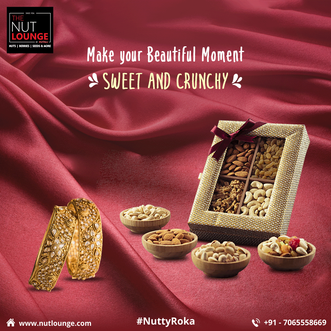 nut_lounge's tweet photo. The first step towards a beautiful love story is #RokaCeremony. Celebrate this ceremony by promising each other to keep healthy.
Gift packs from The #NutLounge
Visit our website https://t.co/zglpLNLeZc or stores https://t.co/jGsQaDrR3S
M: 7065558669

#Nuts #Seeds  #NuttyWedding https://t.co/6FsR0q8MOi