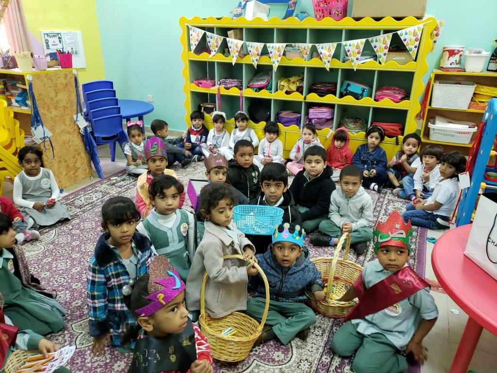 زيارة مدرسه دار المعارف لركن الطفل بخصب احتفالا بيوم اللغه العربية