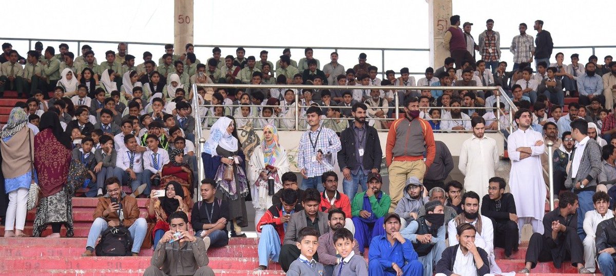 TheRealPCB's tweet photo. Fans at the NSK 💚

#PAKvSL LIVE: https://t.co/jFigEwJ4Bs + @TheRealPCB_Live https://t.co/TSJhl0G864