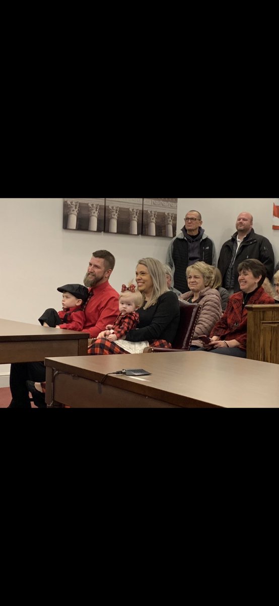 One of the benefits of being a JFS Director is attending special moments like this when a foster couple get to adopt their second child and provide a forever, special life, and home. Thank you for your patience over the years. Your family is now complete. #belmontjfs <a href="/PCSAOhio/">PCSAO</a>