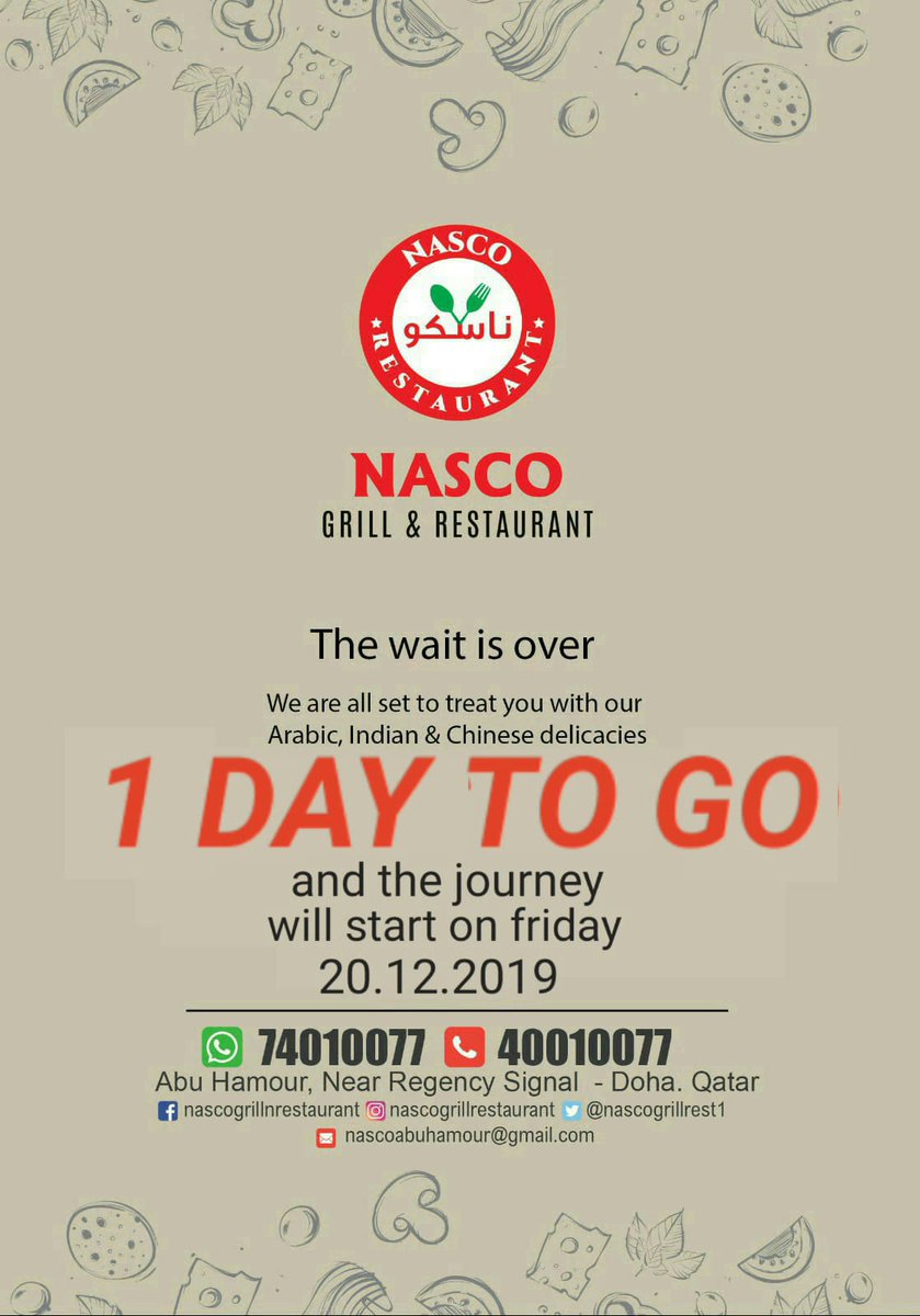nascogrillrest1's tweet photo. #qatarlifestyle #qatarbikers #qatarfood #qatarlife  #qatarmallus  #qatarfoodtrip #qatartourism #qatarfoodies #qatarbloggers #qatarmallu  #iloveqatar🇶🇦 #dohafoodtravel #dohafoodies #dohafoodtrip #dohafoodbloggers #dohafood #dohamallus #qatareats https://t.co/EYQGYtf0Ov