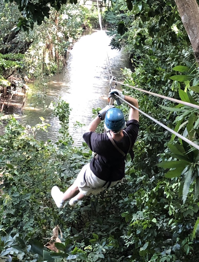 mikejwalsh's tweet photo. Getting zippy in #MySaintLucia on mythbusting @FredOlsenCruise with #Freducational agents. Big thanks to FOCL’s @WooldridgeKate and  #CTOCaribbeanfam https://t.co/Zc47JrFV4x