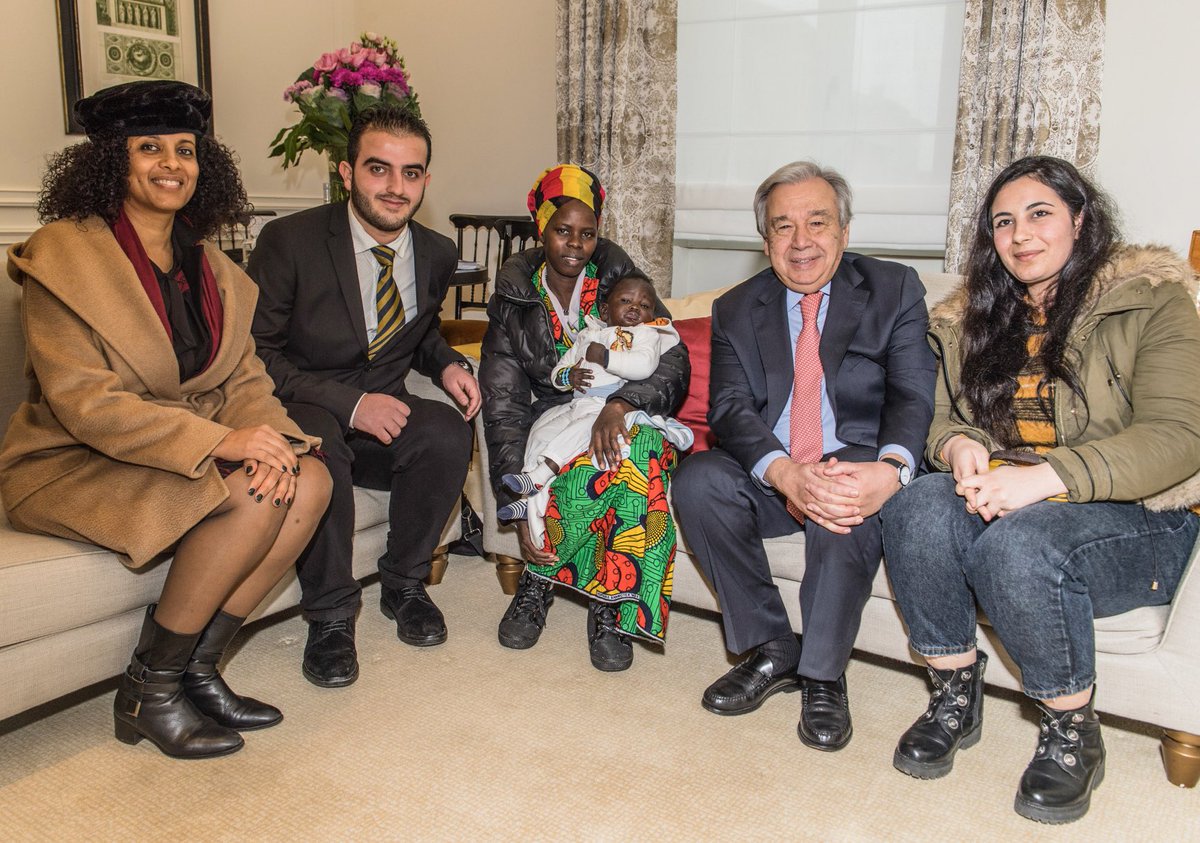 I met Kamila &amp; Admond from Syria and Ariet &amp; baby Giancarlo from South Sudan. They had to flee their countries and are now studying and volunteering in their host communities in Italy. 

Refugees need the opportunity to become part of the societies in which they live.