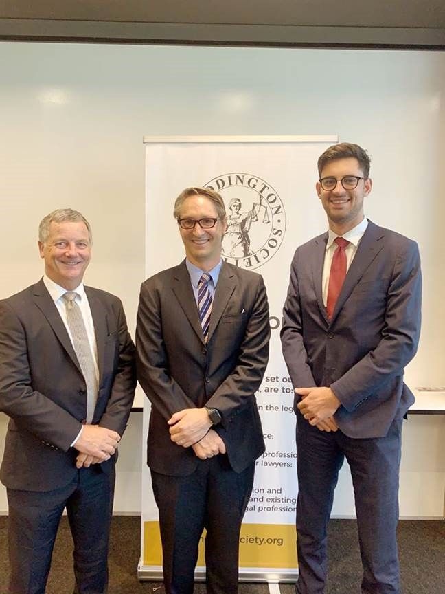 Nick Malone, of Pragma Lawyers and Convenor of The Piddington Society ended the year with the final Piddington CPD event with an address on written advocacy from The Honourable James Edelman, Justice of the High Court and The Honourable John Chaney SC.