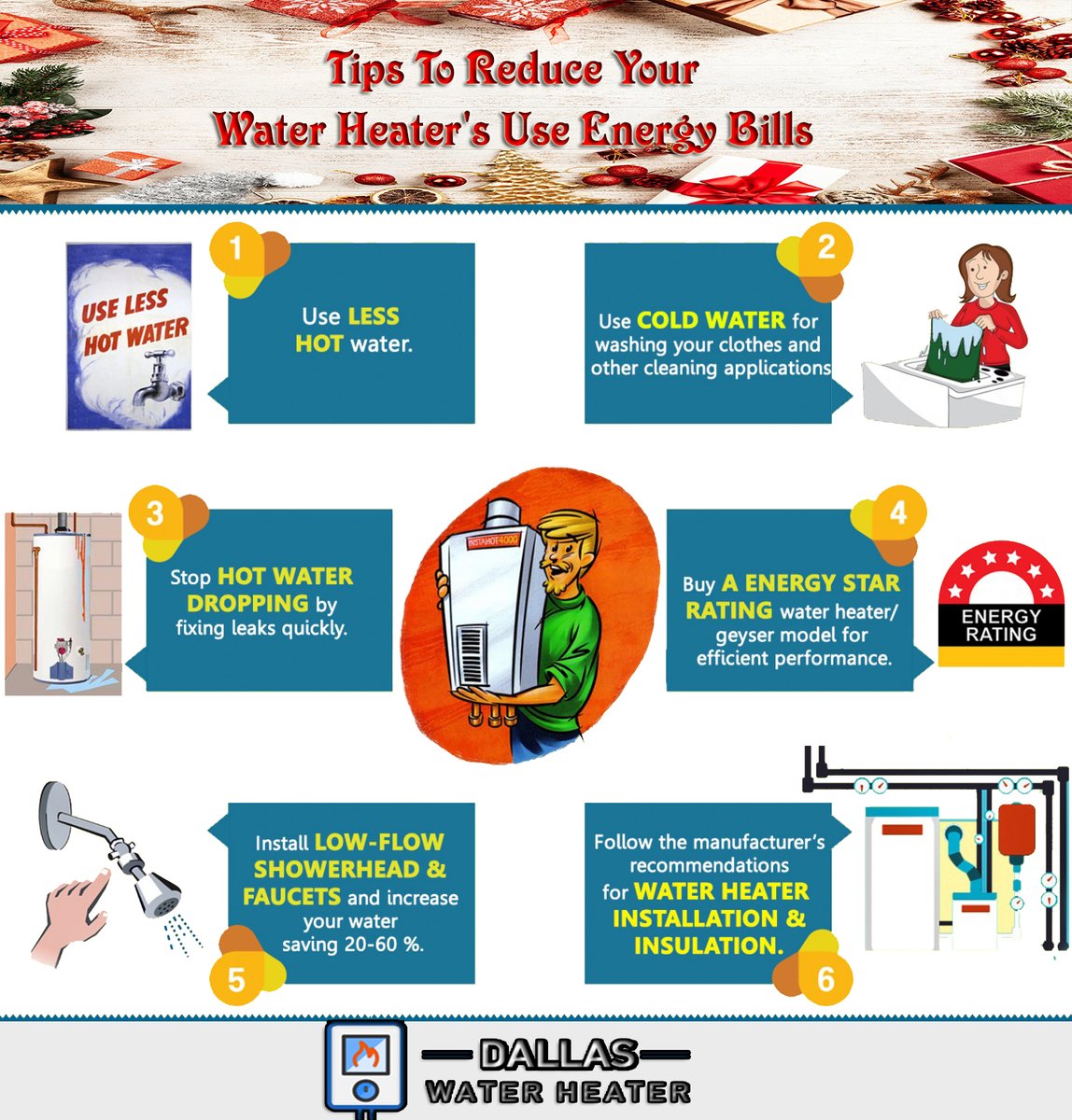 DallasHeater's tweet photo. +Water Heater Dallas TX ❤️👋
https://t.co/vauUjHrH3h
How To [Reduce] Your Water Heater's Use [Energy Bills] ?
#water_heater_installation
#sewer_repair
#commercial_plumbing
#Water_Heater_Dallas_TX
#Water_Heater_In_Dallas_TX
#Plumbing_Dallas_TX
#Reduce_Your_Water_Heater_Bills https://t.co/r12pQ9tPVh