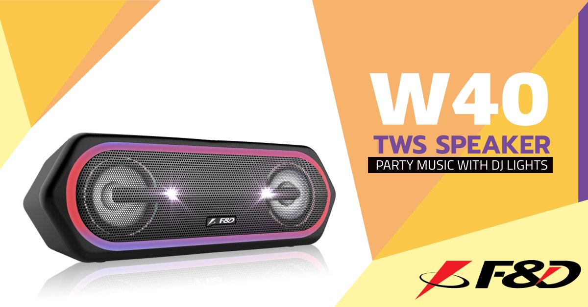 fenda f&d w40 party speaker