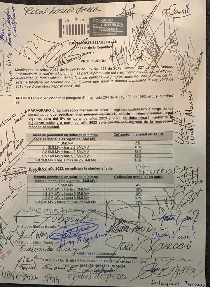 UtlJohn's tweet photo. Lo logramos!!! Acabamos de recibir aval del Gobierno Nacional a nuestra proposición para extender los beneficios de reducción en cotización de salud de los pensionados del país que perciben entre 1 y 2 salarios mínimos. Este es un logro de todos ustedes https://t.co/zp8TrYO0Ee