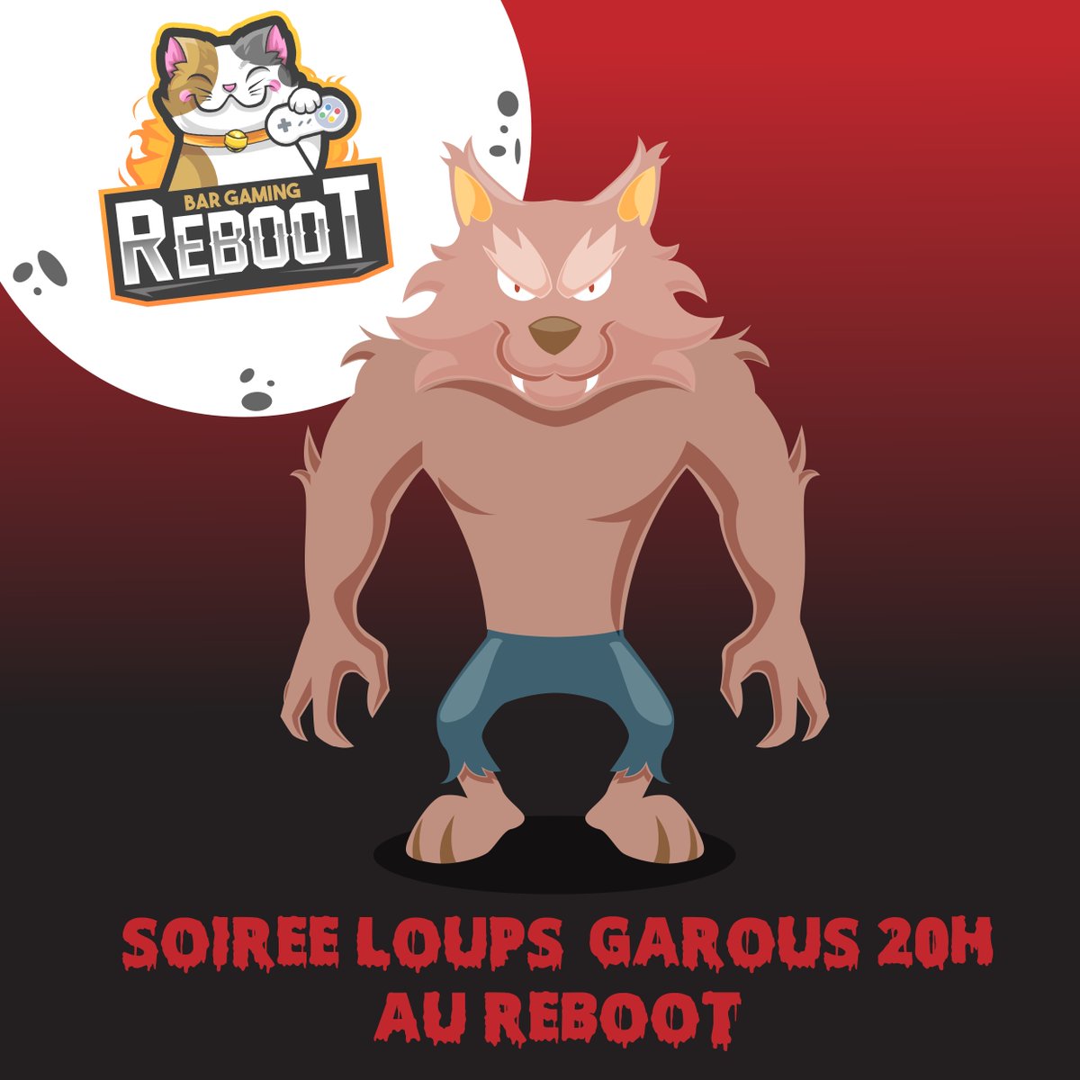 Reboot Lyon Pa Twitter Ce Soir Au Reboot Viens Affronter Les Loups Garous A Partir De h Pars A Leur Recherche Avant Qu Ils Exterminent Tout Le Monde Event T Co 0tjozm8g6m Reboot