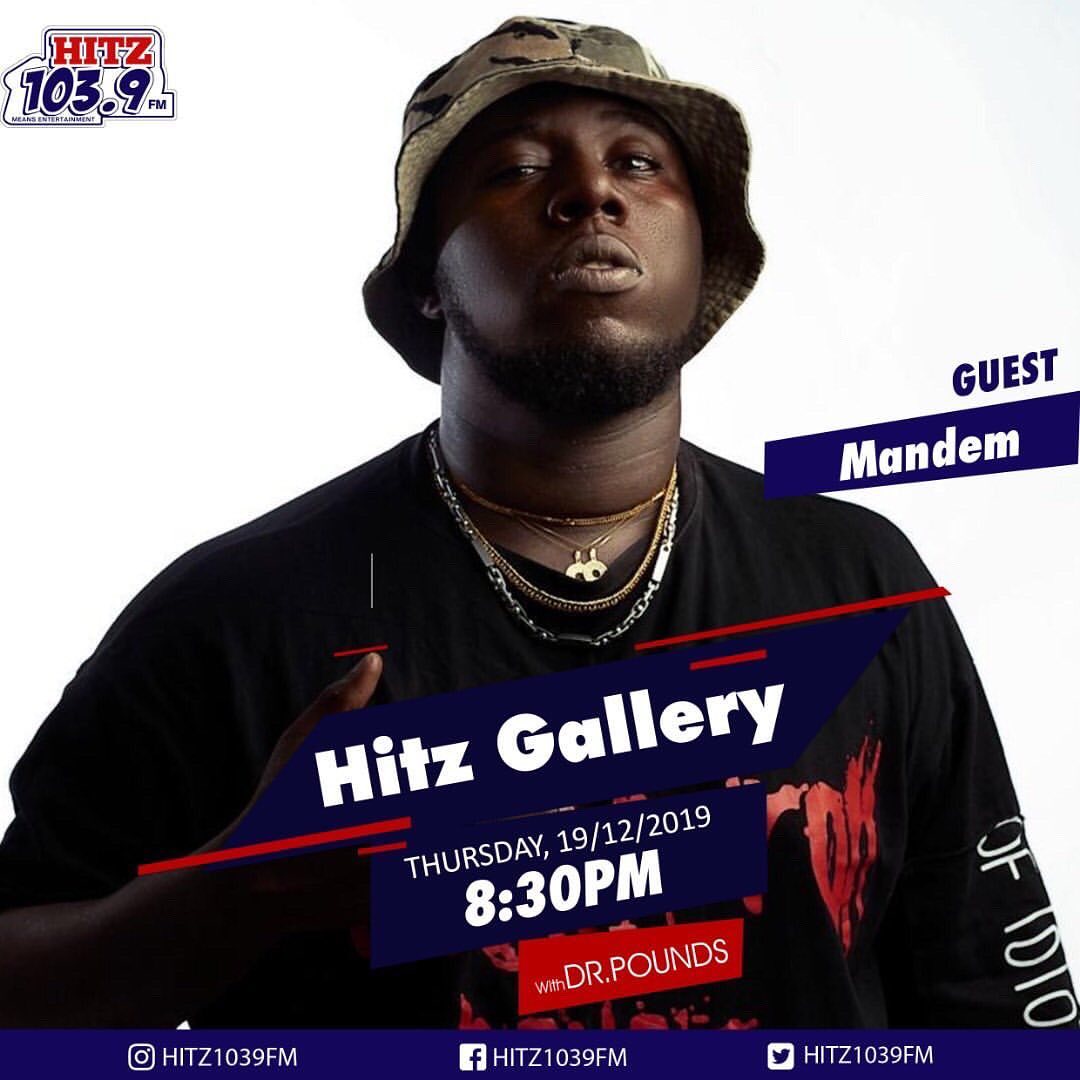 Plug24News's tweet photo. Catch musician Mandem (@Officialmandem_) tonight on @Hitz1039FM's Hitz Gallery with @drpounds. Pure talent mi seh.
---
#YawPlug #PlugTimesHQ #GhanaTrendsLord https://t.co/dWMj5Jbg89