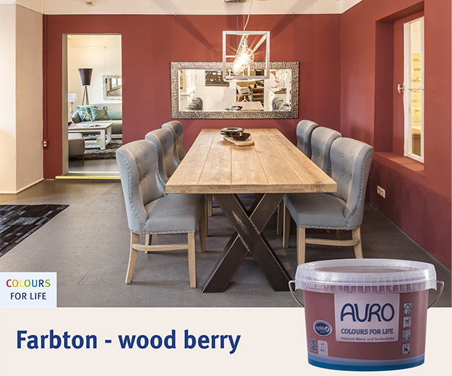 Passend zum anstehenden Weihnachtsfest sorgt unser Farbton „wood berry“ für eine warme und gemütliche Stimmung in Ihren vier Wänden. #AURO #Auronaturalpaints #Wandfarben #Interiordesign #coloursforlife #Inneneinrichtung #Naturfarben #ökologisch #nachhaltig