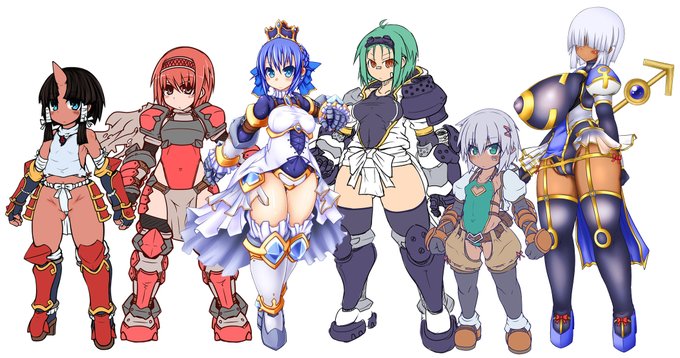 最近描いたの含めてオリキャラ纏めてみたら結構大所帯になったなぁって 