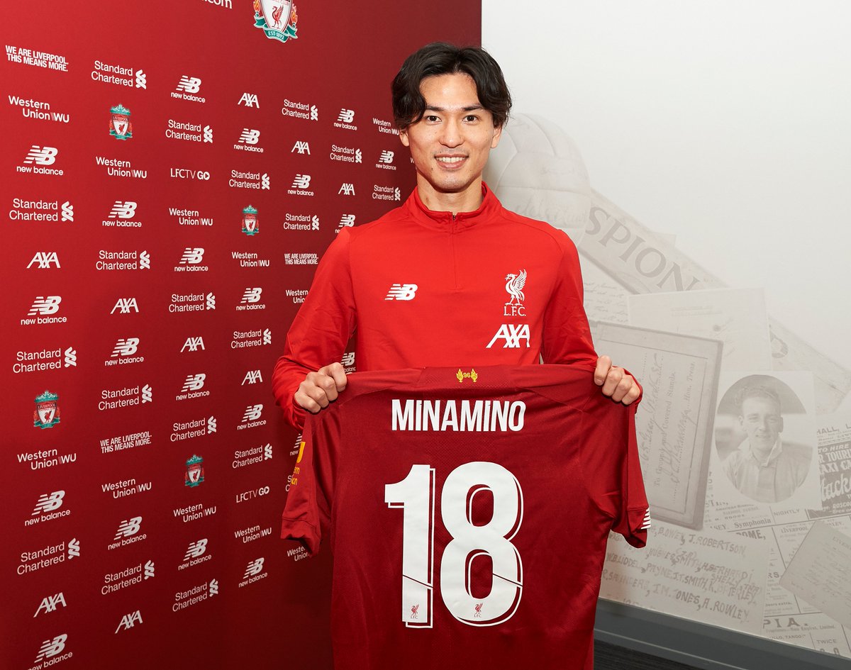 minamino jersey number