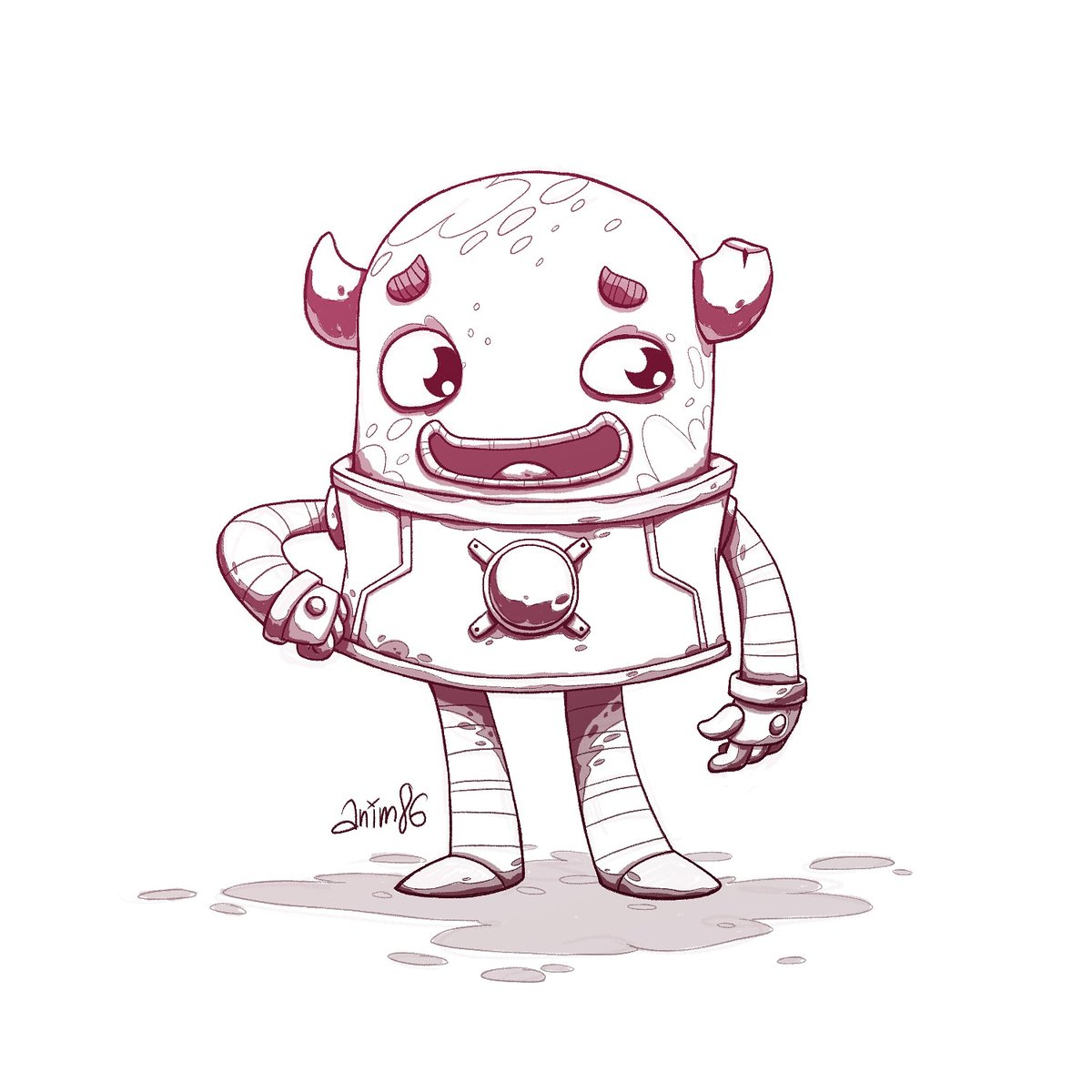 anim_86's tweet photo. #anim86 #sketch #art #space #draw #drawing #character #characterdesign #design #monsrer #crazy #cartoon https://t.co/kpU0kcfAEu