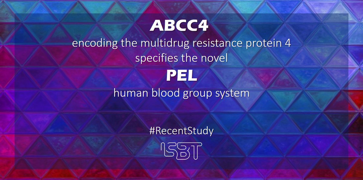 ISBTCO's tweet photo. The rare #PEL negative #phenotype is associated with impaired #plateletaggregation
Read more by Slim Azouzi et al in: https://t.co/y4SrcxBgDT 
#bloodgroupsystem #ISBTScience https://t.co/ROUv9w1wIv