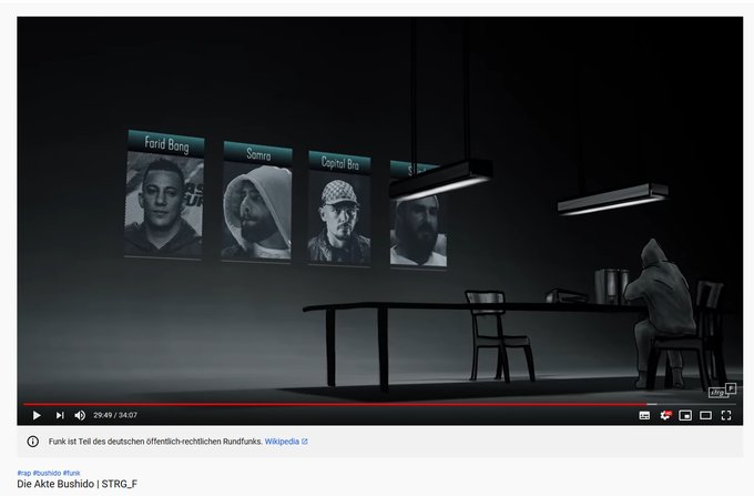 📺-Tipp: Vom Staatsfeind Nummer 1 zum Gangster-Rapper mit Polizeischutz (beim Shoppen). Grandios recherchierte Doku, wie #Bushido Clans, Staat &amp; Öffentlichkeit für seine Zwecke nutzt. Seine Bodyguards sind heute 👮‍♂️👮‍♂️- obwohl er gegen sie rappt: youtube.com/watch?v=dGxYHO… #StrgF #Rap