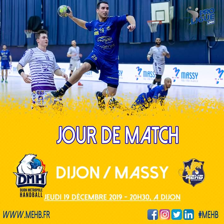 MEHB_officiel's tweet photo. ๐Jour de match๐
โก๏ธLe dernier de 2019
๐ #J13 @Proligue
๐ @DMH_Officiel
๐ฃ 20h30
๐ Palais des sports de Dijon
๐ป#PointScore avec #DMHMEHB, #LiveScore sur https://t.co/mGB7eKbdeW
#OnLacheRien
#AllezLesLions ๐ฆ๐๐
#MEHB
๐ท @C_Portat https://t.co/NjsBsPGTa2