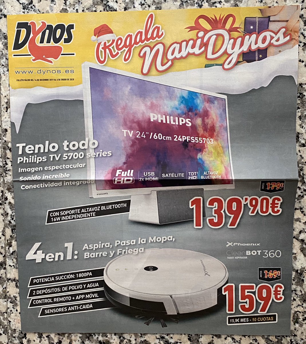 nLineaConTeruel's tweet image. DYNOS TERUEL: ofertas válidas hasta el día 6 de enero. #dynos #Informatica #televisiones #pequeñoelectrodomestico #moviles #impresoras #consumibles.